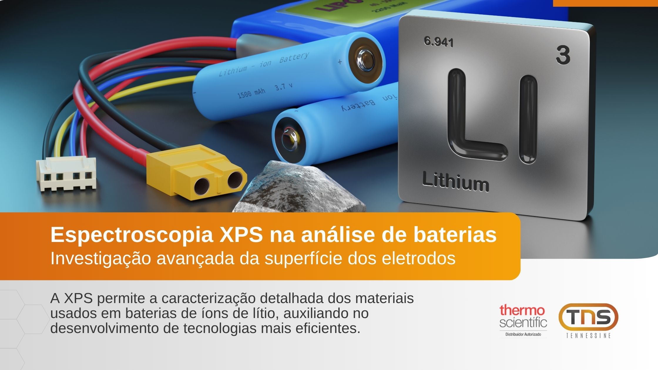 Espectroscopia XPS na análise de baterias