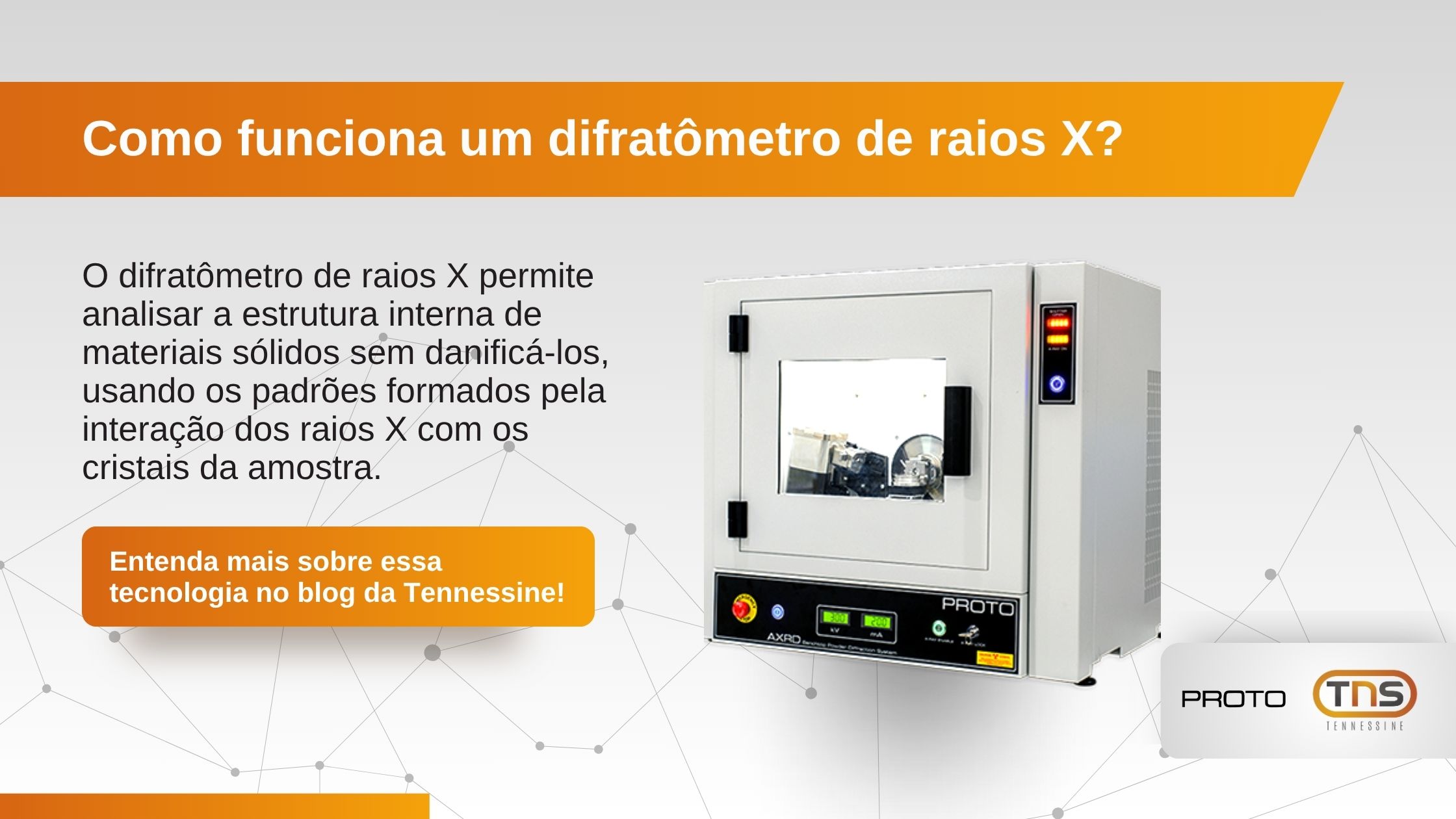 Como funciona um difratômetro de raios X?