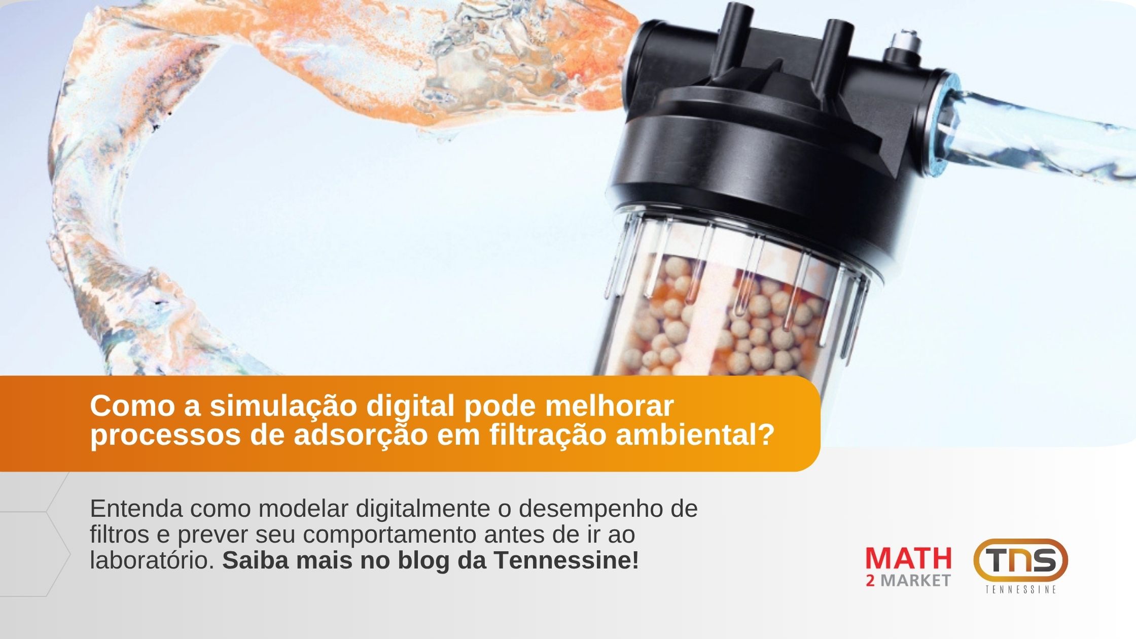 Como a simulação digital pode melhorar processos de adsorção em filtração ambiental?