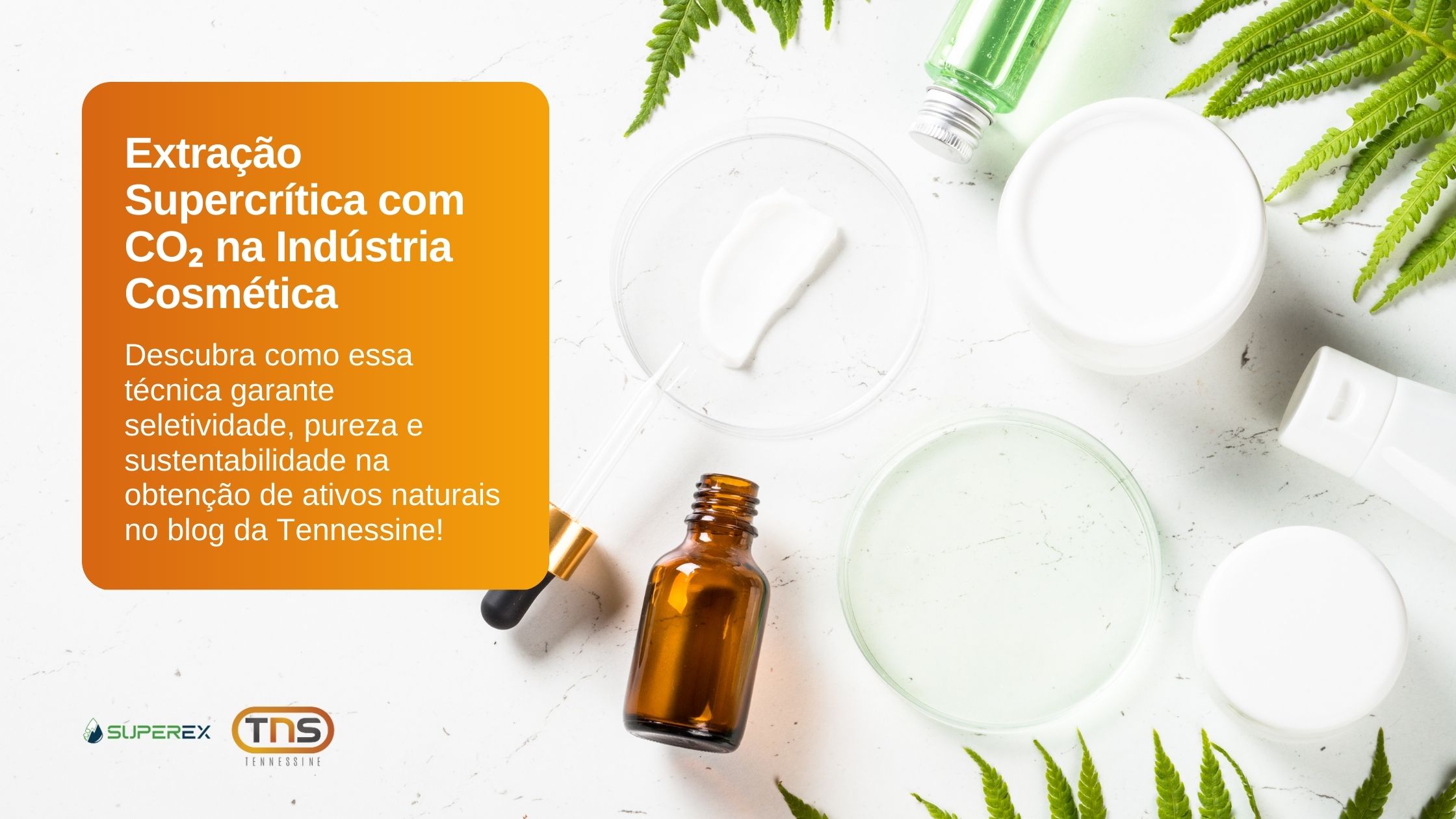 Extração Supercrítica com CO₂ na Indústria Cosmética