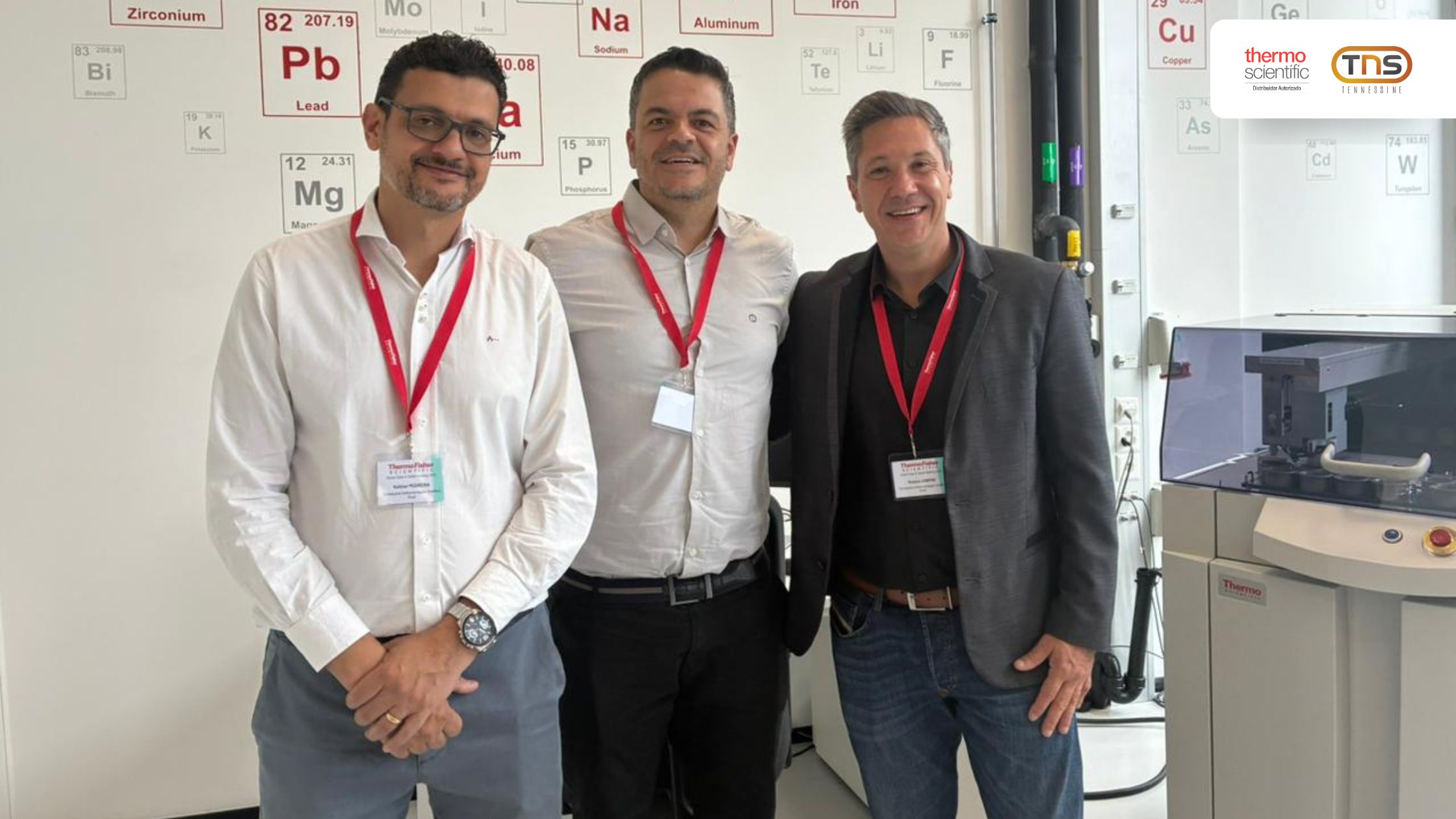 Tennessine Treinamento Thermo FIsher em OES na Suiça
